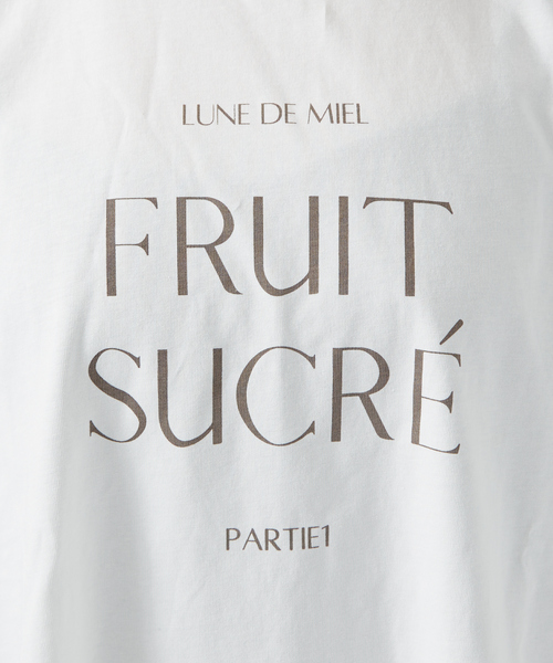 Rouge vif（ルージュヴィフ）の「【一部店舗限定】シルケット天竺フレンチスリーブTシャツ（Tシャツ/カットソー・レディース・チャコールグレー/ブラック・フリー）」の13枚目の写真