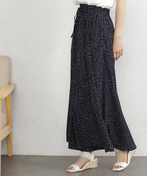 FOUND GOOD（ファウンドグッド）の「サラツヤフレアワイドP2（その他パンツ・レディース・ブルー系/グレー系1/グレー系8/グレー系/パープル系/アイボリー・S/M/L）」の6枚目の写真