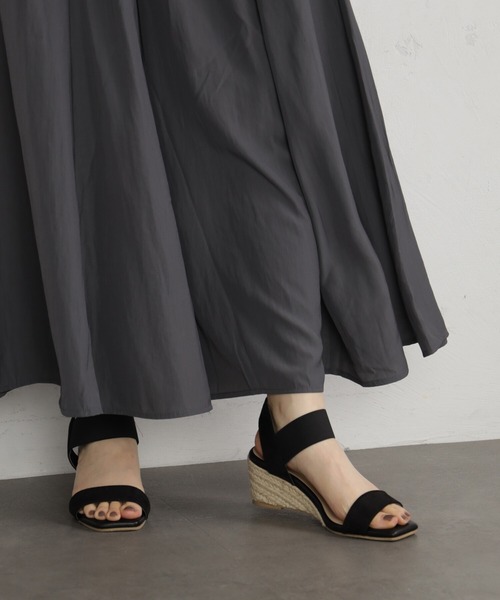 FOUND GOOD（ファウンドグッド）の「サラツヤフレアワイドP2（その他パンツ・レディース・ブルー系/グレー系1/グレー系8/グレー系/パープル系/アイボリー・S/M/L）」の18枚目の写真