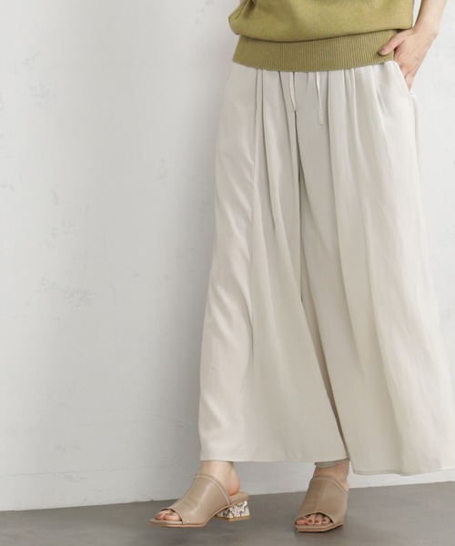 FOUND GOOD（ファウンドグッド）の「サラツヤフレアワイドP2（その他パンツ・レディース・ブルー系/グレー系1/グレー系8/グレー系/パープル系/アイボリー・S/M/L）」の20枚目の写真