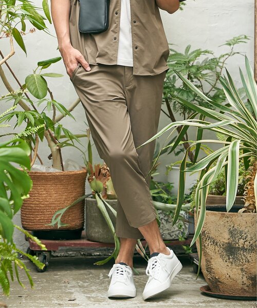 ikka（イッカ）の「【吸水速乾】GOKU 楽 AIR クロップドパンツ（その他パンツ・メンズ・グレー/ブラック/ネイビー/ベージュ・S/M/L/XL）」の12枚目の写真