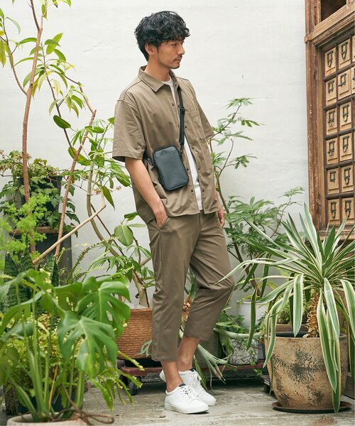 ikka（イッカ）の「【吸水速乾】GOKU 楽 AIR クロップドパンツ（その他パンツ・メンズ・グレー/ブラック/ネイビー/ベージュ・S/M/L/XL）」の13枚目の写真