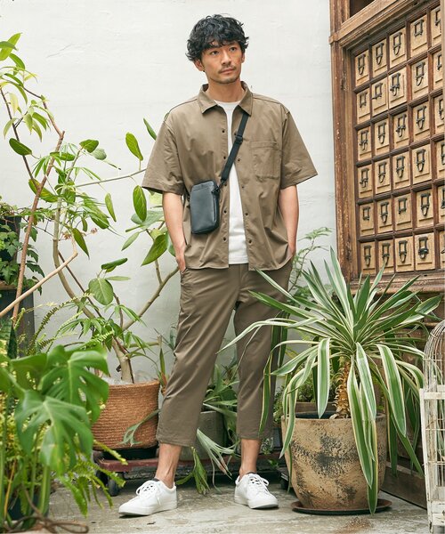 ikka（イッカ）の「【吸水速乾】GOKU 楽 AIR クロップドパンツ（その他パンツ・メンズ・グレー/ブラック/ネイビー/ベージュ・S/M/L/XL）」の14枚目の写真