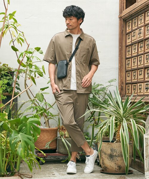 ikka（イッカ）の「【吸水速乾】GOKU 楽 AIR クロップドパンツ（その他パンツ・メンズ・グレー/ブラック/ネイビー/ベージュ・S/M/L/XL）」の15枚目の写真