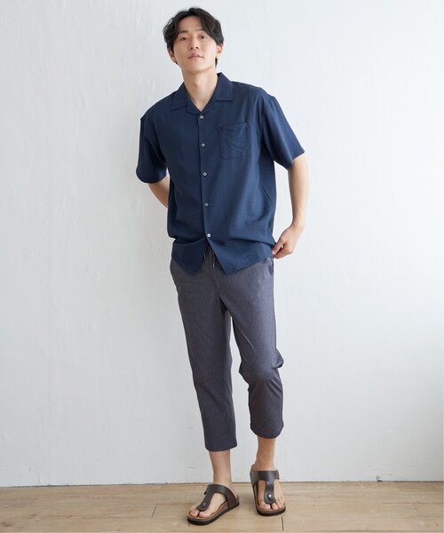 ikka（イッカ）の「【吸水速乾】GOKU 楽 AIR クロップドパンツ（その他パンツ・メンズ・グレー/ブラック/ネイビー/ベージュ・S/M/L/XL）」の16枚目の写真