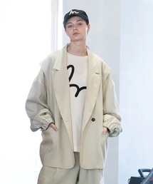 【my beautiful landlet】VINTAGE KERSEY OVERSIZE TAILORED JACKET