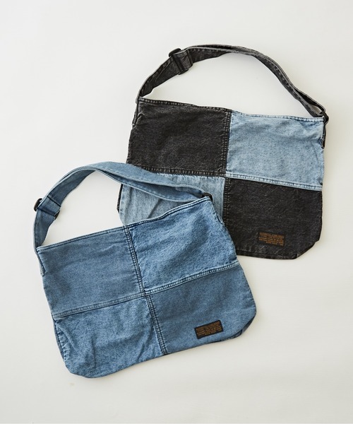 CUBE SUGAR（キューブシュガー）の「リメイク風デニムショルダーバッグ