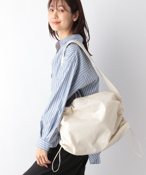 GLOBAL WORK（グローバルワーク）の「撥水軽量変形ショルダー2/125092（ショルダーバッグ・レディース・レオパード/ブラック/カーキ/アイボリー・ONE SIZE）」の9枚目の写真