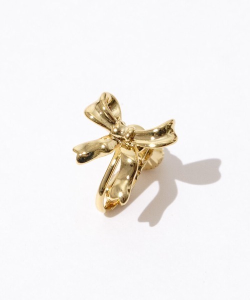 flower（フラワー）の「ラッピングリボンイヤリング（イヤリング・レディース・シルバー/ゴールド・FREE）」の7枚目の写真