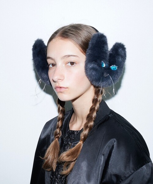 猫イヤーマフ（イヤーマフ）｜CAROLINA GLASER（カロリナ グレイサー）