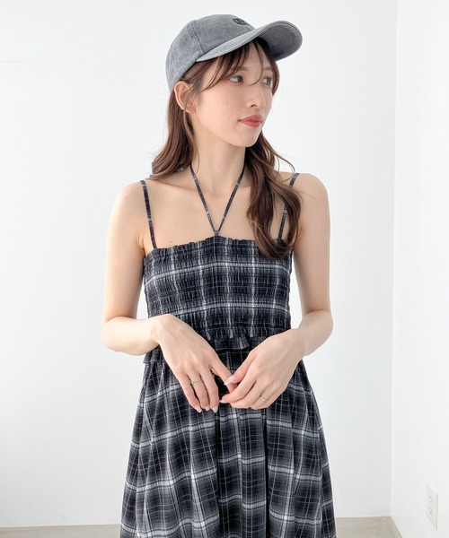 Heather（ヘザー）の「刺繍ロゴCAP　135027（キャップ・レディース・ブラック/チャコールグレー/ブラウン・ONE SIZE）」の14枚目の写真