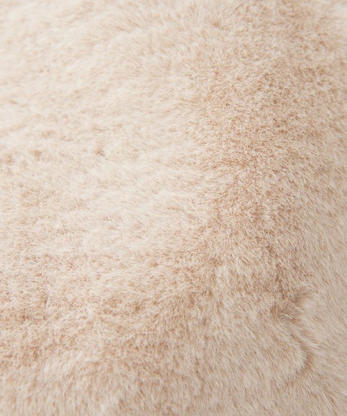 THE PAUSE（ザ ポーズ）の「【THE PAUSE】エコファーVネックジレ（ベスト・レディース・ライトベージュ/グレイッシュベージュ・FREE）」の3枚目の写真