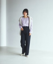 YANUK（ヤヌーク）の「ルーズストレート"JOAN"（デニムパンツ）」