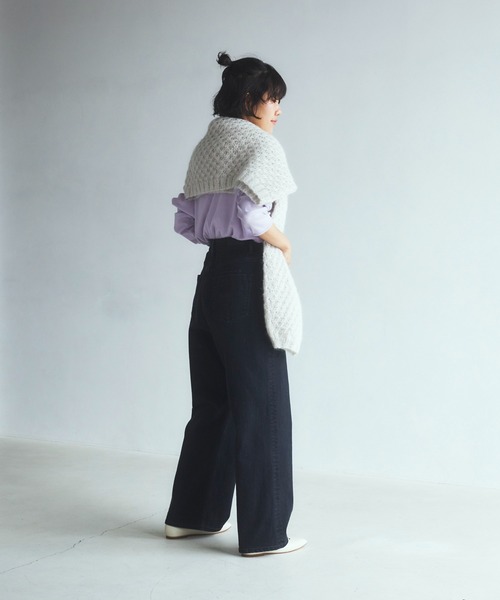 YANUK(ヤヌーク)の「ルーズストレート"JOAN"(デニムパンツ・レディース・ブラック・22inch/23inch/24inch/26inch/27inch/21inch/25inch)」の10枚目の写真