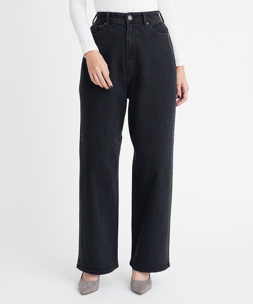 YANUK(ヤヌーク)の「ルーズストレート"JOAN"(デニムパンツ・レディース・ブラック・22inch/23inch/24inch/26inch/27inch/21inch/25inch)」の8枚目の写真