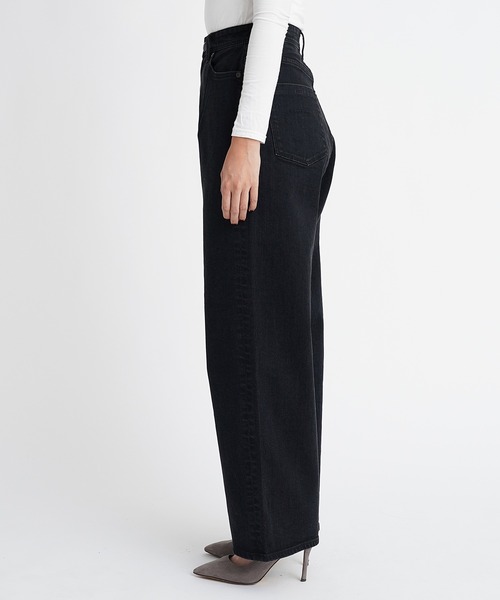 YANUK(ヤヌーク)の「ルーズストレート"JOAN"(デニムパンツ・レディース・ブラック・22inch/23inch/24inch/26inch/27inch/21inch/25inch)」の7枚目の写真