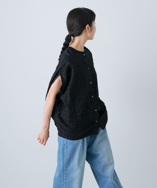 24SS かぐれ kagure シャドウチェックブラウス シャツ 楽天市場】シャドウチェックブラウス／かぐれ（kagure） : 丸井