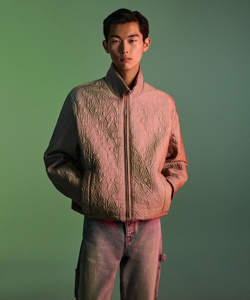 ARMANI EXCHANGE（アルマーニエクスチェンジ）の「【A|X アルマーニ エクスチェンジ】オールオーバーキルティングロゴ　ブルゾン（ブルゾン・メンズ・ベージュ/カーキ・SMALL/X-LARGE/LARGE/MEDIUM/X-SMALL）」の13枚目の写真
