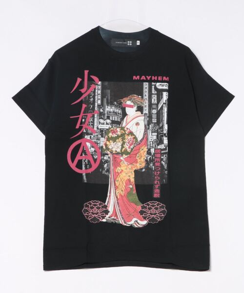 SAMURAI CORE(サムライコア)の「★SAMURAI CORE x MAYHEM★Graphic Design T(Tシャツ/カットソー・メンズ・ホワイト/ブラック・LARGE/MEDIUM)」の2枚目の写真