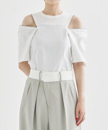 JOHN LAWRENCE SULLIVAN | 【JOHN LAWRENCE SULLIVAN/ジョンローレンスサリバン】《STUDIOUS別注》ZIP TEE/ジップTシャツ(Tシャツ/カットソー)