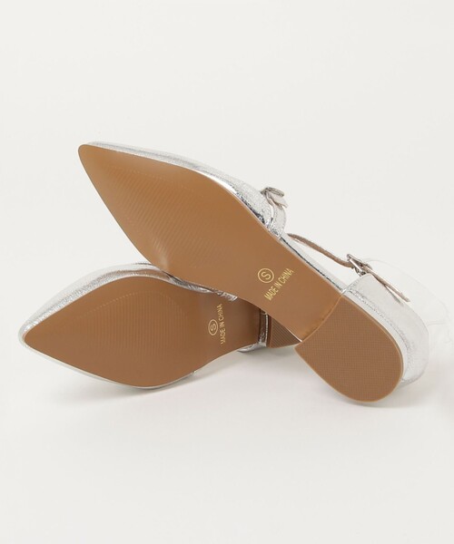 fredy emue(フレディエミュ)の「ポインテッドストラップシューズ(パンプス・レディース・シルバー・L/M/S)」の8枚目の写真