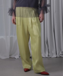 CREOLME | (CREOLME)エアメタルサテンパンツ(その他パンツ)