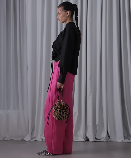 CREOLME（クレオルム）の「(CREOLME)エアメタルサテンパンツ（その他パンツ・レディース・イエロー/ピンク/ネイビー・FREE）」の20枚目の写真