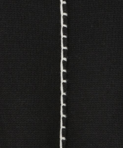 LOWRYS FARM（ローリーズファーム）の「ハイショクステッチプルオーバー　143654（ニット/セーター・キッズ・アイボリー/ブラック/チャコールグレー/オレンジ・110cm/120cm/130cm/140cm/150cm）」の19枚目の写真