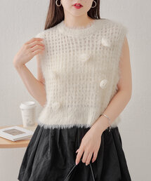 Chico | ローズメッシュタンク(ニット/セーター)