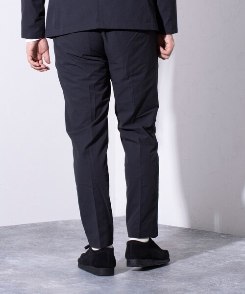 GLOSTER（グロスター）の「【GLOSTER/グロスター】AUTUMN サッカー イージースラックスパンツ ストレッチ/防シワ（スラックス・メンズ・ブラック/ネイビー/モカ・L/M/S）」の7枚目の写真