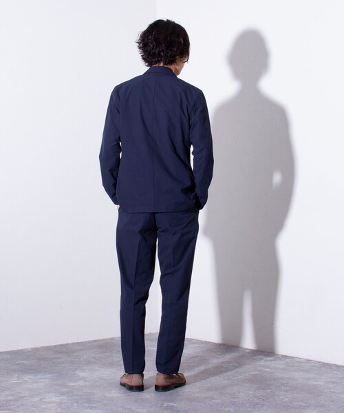 GLOSTER（グロスター）の「【GLOSTER/グロスター】AUTUMN サッカー イージースラックスパンツ ストレッチ/防シワ（スラックス・メンズ・ブラック/ネイビー/モカ・L/M/S）」の10枚目の写真