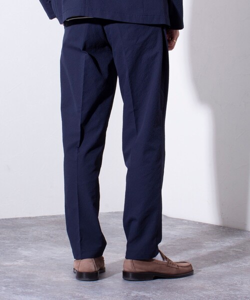 GLOSTER（グロスター）の「【GLOSTER/グロスター】AUTUMN サッカー イージースラックスパンツ ストレッチ/防シワ（スラックス・メンズ・ブラック/ネイビー/モカ・L/M/S）」の13枚目の写真