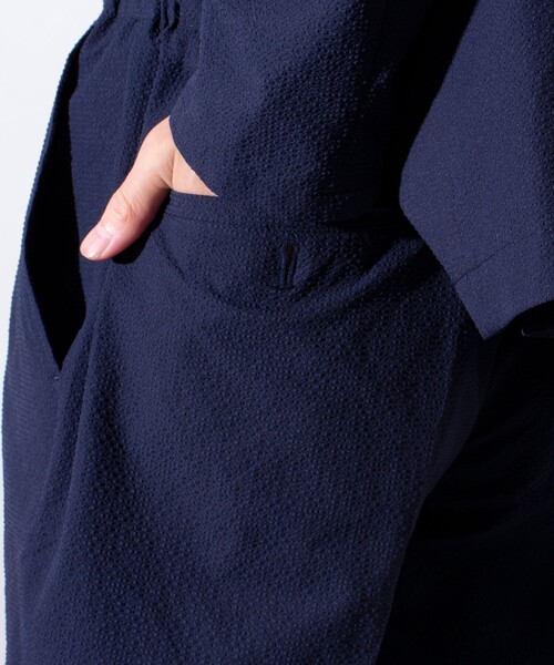 GLOSTER（グロスター）の「【GLOSTER/グロスター】AUTUMN サッカー イージースラックスパンツ ストレッチ/防シワ（スラックス・メンズ・ブラック/ネイビー/モカ・L/M/S）」の17枚目の写真