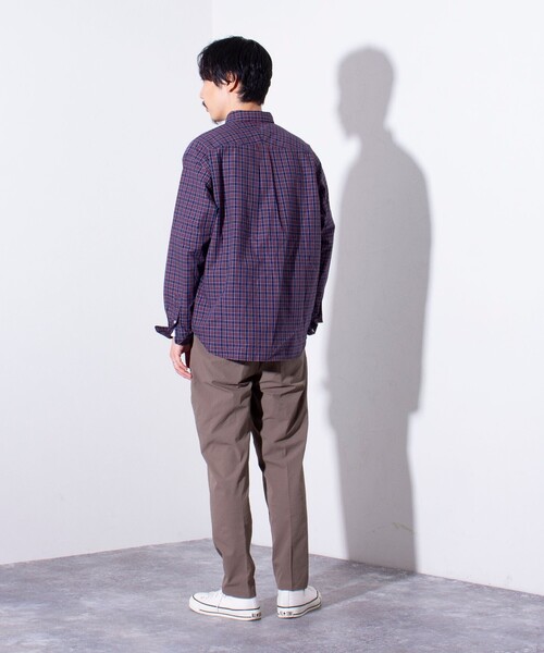 GLOSTER（グロスター）の「【GLOSTER/グロスター】AUTUMN サッカー イージースラックスパンツ ストレッチ/防シワ（スラックス・メンズ・ブラック/ネイビー/モカ・L/M/S）」の19枚目の写真