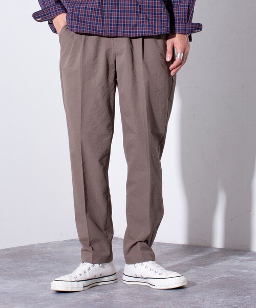 GLOSTER（グロスター）の「【GLOSTER/グロスター】AUTUMN サッカー イージースラックスパンツ ストレッチ/防シワ（スラックス・メンズ・ブラック/ネイビー/モカ・L/M/S）」の20枚目の写真