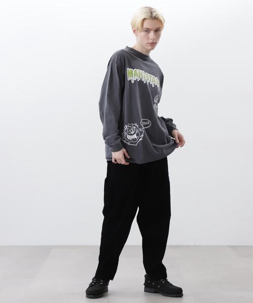 MANASTASH(マナスタッシュ)の「MANASTASH/マナスタッシュ/PUMICE L/S TEE MUSHROOM(Tシャツ/カットソー・メンズ・ブラック/ホワイト/その他・M/S/XL/L)」の11枚目の写真