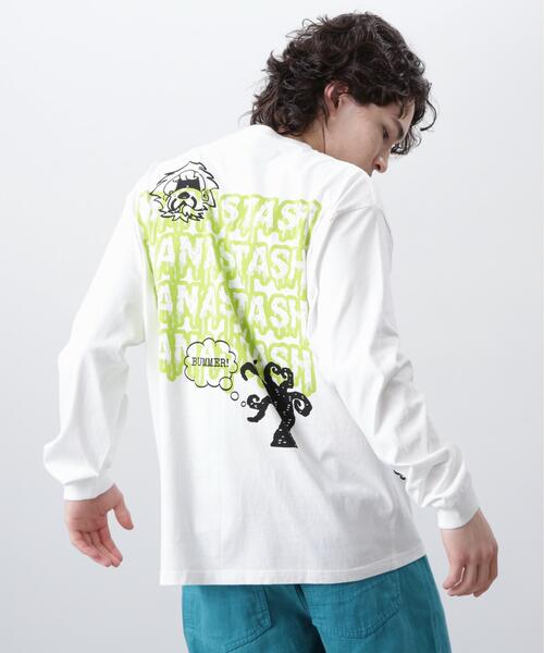 MANASTASH(マナスタッシュ)の「MANASTASH/マナスタッシュ/PUMICE L/S TEE MUSHROOM(Tシャツ/カットソー・メンズ・ブラック/ホワイト/その他・M/S/XL/L)」の13枚目の写真
