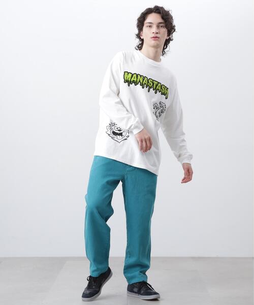MANASTASH(マナスタッシュ)の「MANASTASH/マナスタッシュ/PUMICE L/S TEE MUSHROOM(Tシャツ/カットソー・メンズ・ブラック/ホワイト/その他・M/S/XL/L)」の16枚目の写真