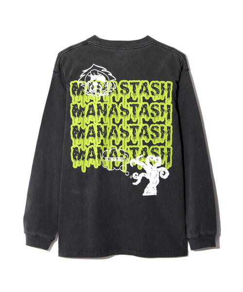 MANASTASH(マナスタッシュ)の「MANASTASH/マナスタッシュ/PUMICE L/S TEE MUSHROOM(Tシャツ/カットソー・メンズ・ブラック/ホワイト/その他・M/S/XL/L)」の6枚目の写真