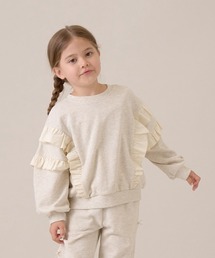 Lycee mine | 【毛玉バイバイ裏毛】【どちらが前でもOK!】フリルスウェット(スウェット)