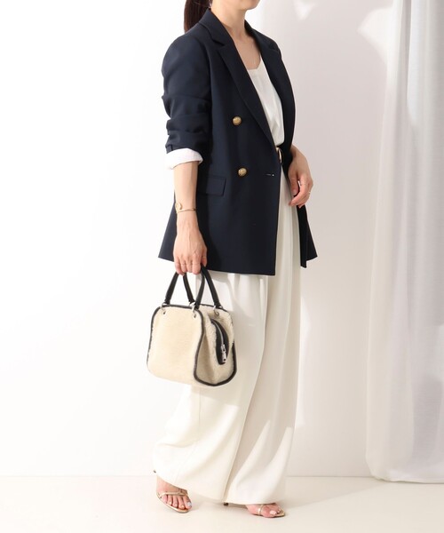 marco masi（マルコマージ）の「【MARCO MASI/ マルコマージ】エコファースクエアバッグ made in Italy（ボストンバッグ・レディース・オフホワイト・FREE）」の8枚目の写真