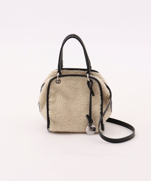 marco masi（マルコマージ）の「【MARCO MASI/ マルコマージ】エコファースクエアバッグ made in Italy（ボストンバッグ・レディース・オフホワイト・FREE）」の22枚目の写真