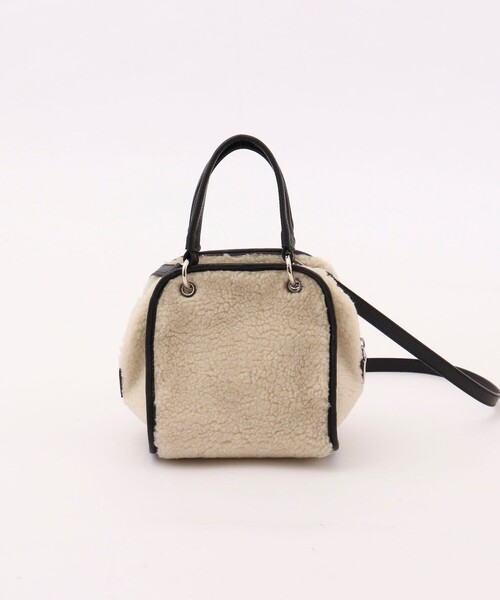 marco masi（マルコマージ）の「【MARCO MASI/ マルコマージ】エコファースクエアバッグ made in Italy（ボストンバッグ・レディース・オフホワイト・FREE）」の21枚目の写真