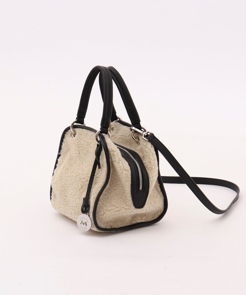 marco masi（マルコマージ）の「【MARCO MASI/ マルコマージ】エコファースクエアバッグ made in Italy（ボストンバッグ・レディース・オフホワイト・FREE）」の20枚目の写真