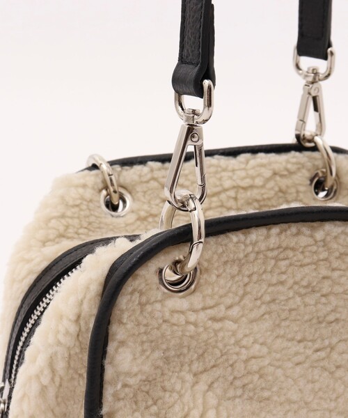 marco masi（マルコマージ）の「【MARCO MASI/ マルコマージ】エコファースクエアバッグ made in Italy（ボストンバッグ・レディース・オフホワイト・FREE）」の16枚目の写真