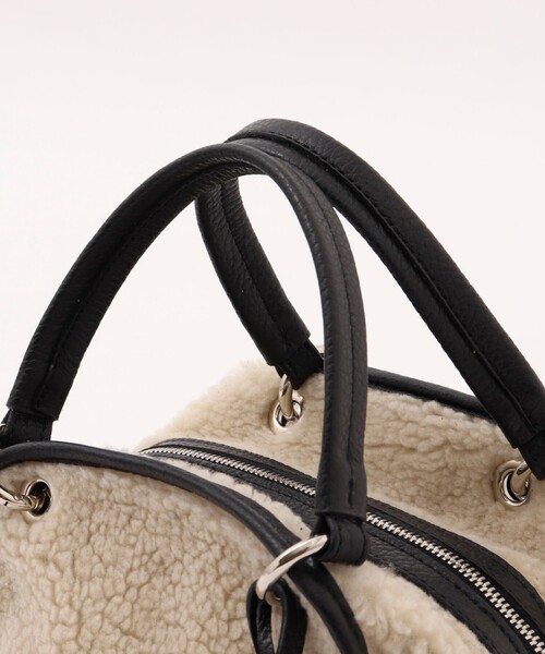 marco masi（マルコマージ）の「【MARCO MASI/ マルコマージ】エコファースクエアバッグ made in Italy（ボストンバッグ・レディース・オフホワイト・FREE）」の13枚目の写真