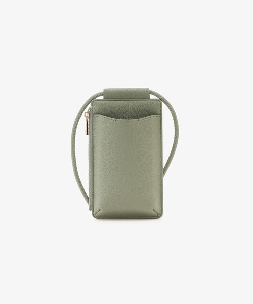 Afternoon Tea（アフタヌーンティー）の「スマホショルダーバッグ（ショルダーバッグ・レディース・ベージュ/グリーン・ONE SIZE）」の2枚目の写真