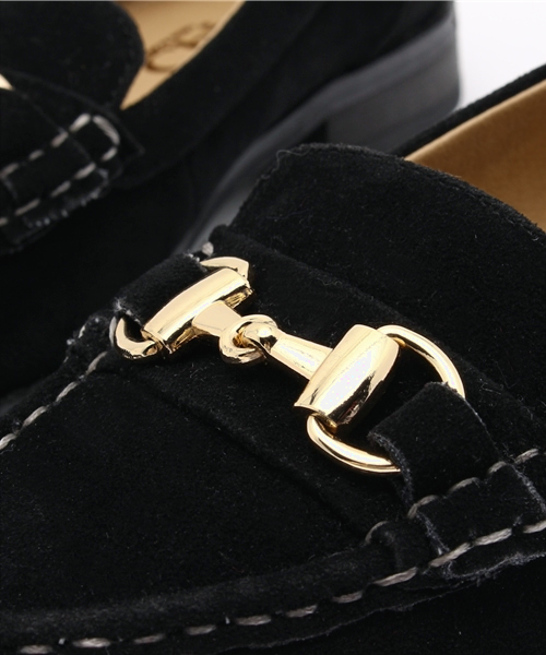 OUTLET（アウトレット）の「【who's who Chico】スエードビットローファー（ローファー・レディース・ネイビー/ブラック・MEDIUM/SMALL）」の9枚目の写真