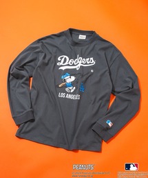 【MLB ×PEANUTS】オリジナルデザイン Tシャツ ヤンキース ドジャース メッツ ドロップショルダー ビッグシルエット ユニセックス