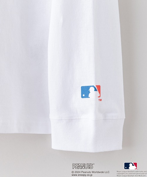 PEANUTS(ピーナッツ)の「【MLB ×PEANUTS】オリジナルデザイン Tシャツ ヤンキース ドジャース メッツ ドロップショルダー ビッグシルエット ユニセックス(Tシャツ/カットソー・メンズ・ブルー系その他2/グリーン系その他3/ベージュ系その他3/ホワイト系その他2/ベージュ系その他/グレー系その他/ホワイト系その他・X-LARGE/LARGE/MEDIUM/SMALL)」の13枚目の写真